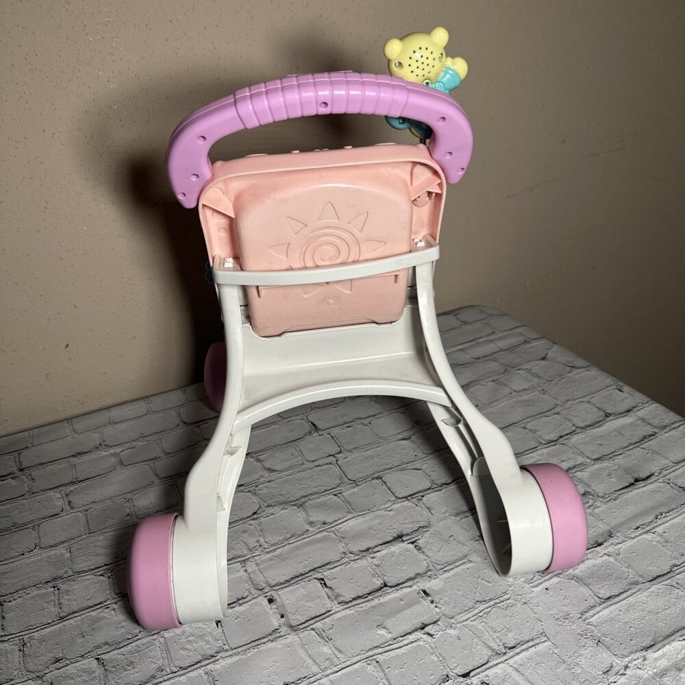 Fisher-Price Brilliant Basics Stroll Along Walker Toy Baby Doll Stroller TESTED - Picture 8 of 16